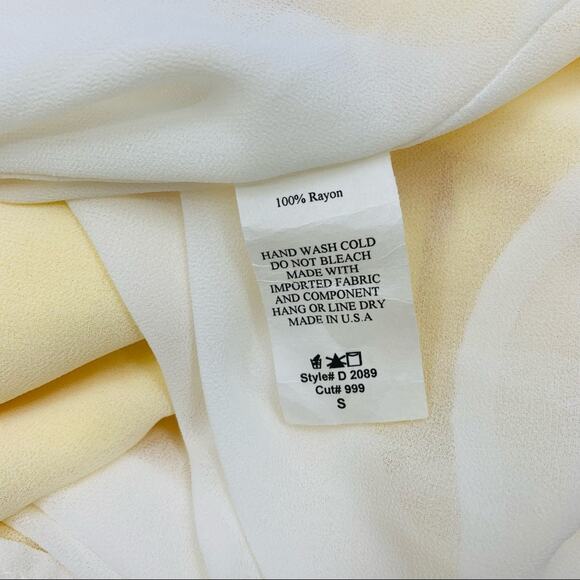 Mary & Mabel Yellow Textured Shirt Dress - Picture 12 of 12